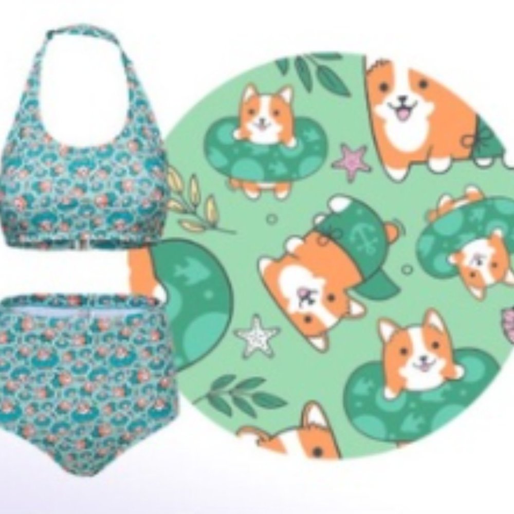 Cute Puppy Bikini